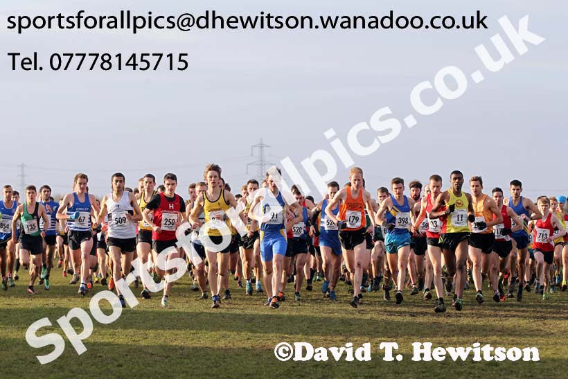 Senior mens Northern Cross Country  Championships, Pontefract. Photo: David T. Hewitson/Sports for All Pics